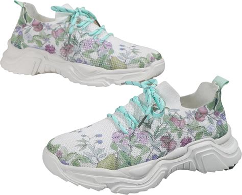 floral print orthopedic sneakers.